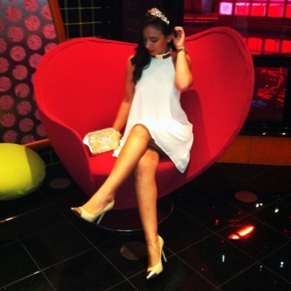 White Swing Dress